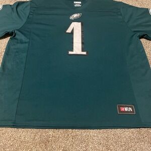 Philadelphia Eagles Jalen Hurts 1 NFL Football Jersey Men's 3XL Tall